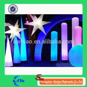 inflatable lighting tube inflatable light column inflatable cone for advertising